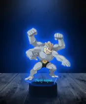 Lampka LED 3D Plexido z Nadrukiem UV Pokemon Machamp - 2