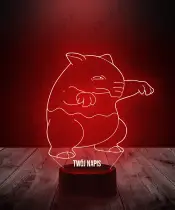 Lampka LED 3D Plexido Pokemon Drowzee - 3