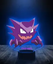 Lampka LED 3D Plexido z Nadrukiem UV Pokemon Haunter - 2