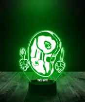 Lampka LED 3D Plexido Stek Mięso - 2