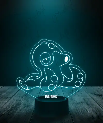 Lampka LED 3D Plexido Pokemon Octillery