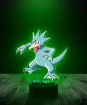 LED 3D Plexido z Nadrukiem UV Pokemon Golduck - 2