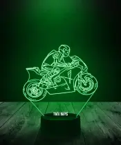 Lampka LED 3D Plexido Motocykl - 3