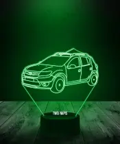 Lampka LED 3D Plexido Środek Transportu Dacia - 1