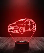 Lampka LED 3D Plexido Środek Transportu Dacia - 2