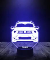 Lampka LED 3D Plexido Samochód Pojazd Dacia - 2