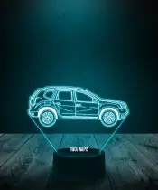 Lampka LED 3D Plexido Pojazd Dacia - 3