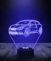 Lampka LED 3D Plexido Samochód Seat Ibiza - 1