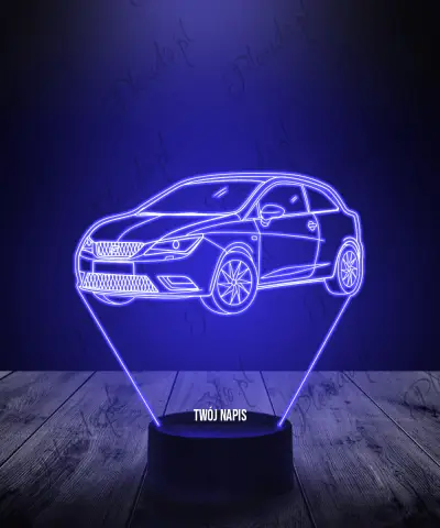 Lampka LED 3D Plexido Samochód Seat Ibiza - 1