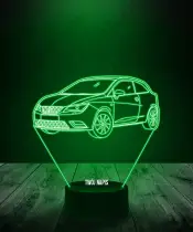 Lampka LED 3D Plexido Samochód Seat Ibiza - 2