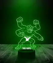 Lampka LED 3D Plexido Pokemon Machamp - 2