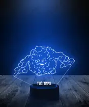 Lampka LED 3D Plexido Pokemon Graveler - 3