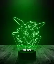 Lampka LED 3D Plexido Pokemon Cloyster - 3
