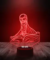 Lampka LED 3D Plexido Atak Tytanów Colossus - 2