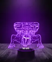 Lampka LED 3D Plexido Atak Tytanów Cart Titan Transportowy