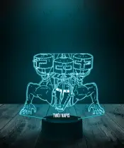 Lampka LED 3D Plexido Atak Tytanów Cart Titan Transportowy - 3