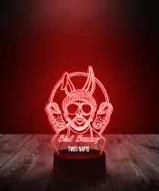 Lampka LED 3D Plexido Raper Bad Bunny