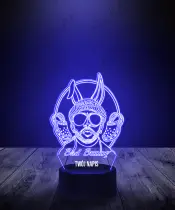 Lampka LED 3D Plexido Raper Bad Bunny - 2