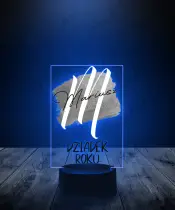 Lampka LED 3D Plexido Z Nadrukiem Prezent na Dzień Dziadka - 1