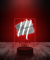 Lampka LED 3D Plexido Z Nadrukiem Prezent na Dzień Dziadka - 2