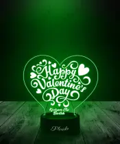 Prezent na Walentynki Lampka LED 3D Plexido Święto Zakochanych