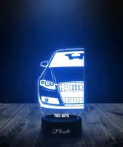 Lampka LED 3D Plexido Samochód Audi A4 B7