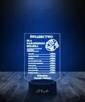 Lampka LED 3D Plexido Prezent na Dzień Dziadka - 2