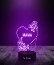 Lampka LED 3D Plexido Prezent na Dzień Mamy - 2