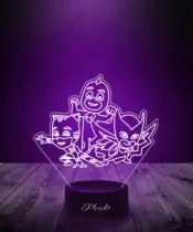 Lampka LED 3D Plexido Bajka Pidżamersi - 2