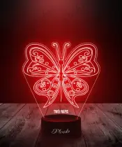 Lampka LED 3D Plexido Motyl - 2