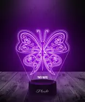Lampka LED 3D Plexido Motyl - 3