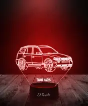Lampka LED 3D Plexido Samochód BMW X3 4X4 - 2