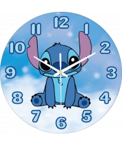 zegar_ścienny_dla_dzieci_plexido_stich_niebieski