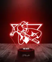 Lampka LED 3D Plexido Majster Budowlaniec - 3