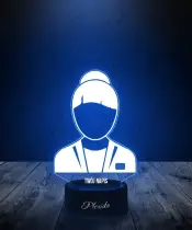 Lampka LED 3D Plexido  Prezent dla Pielęgniarki Służba Zdrowia
