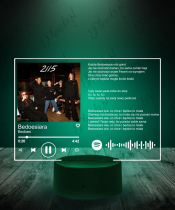 Ramka Spotify Song Piosenka na Szkle - 2