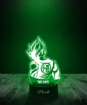 Lampka LED 3D Plexido Dla fana Anime Dragon Ball Super Saiyan Goku - 3