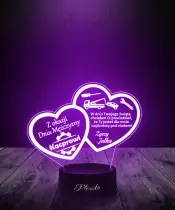 Lampka LED 3D Plexido Prezent Dzień Mężczyzny Mechanik - 3