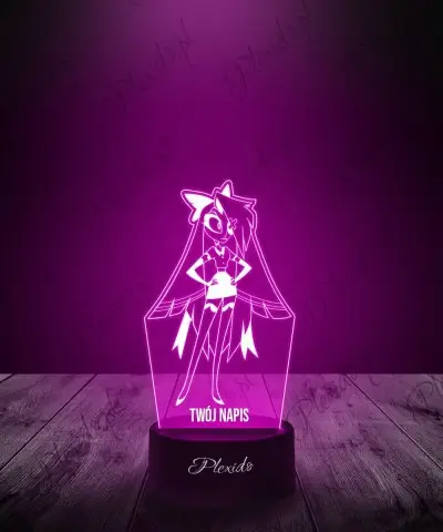 Lampka LED 3D Plexido Hazbin Hotel Vaggie