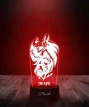 Lampka LED 3D Plexido Hazbin Hotel Charlie Morningstar - 3