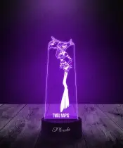 Lampka LED 3D Plexido Hazbin Hotel Angel