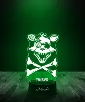 Lampka LED 3D Plexido Five Nights at Freddy's FNAF Foxy - 1
