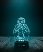 Lampka LED 3D Plexido Anime Arcane Vi Violet