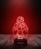 Lampka LED 3D Plexido Anime Arcane Vi Violet - 3