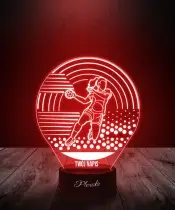 Lampka LED 3D Plexido Sport Piłka Ręczna Szczypiornistka