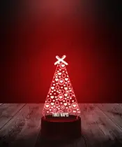 Lampka LED 3D Plexido Świąteczna Choinka Boże Narodzenie - 3