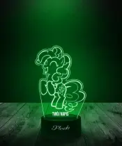 Lampka LED 3D Plexido Bajka My Little Pony Pinkie Pie Kucyk - 3