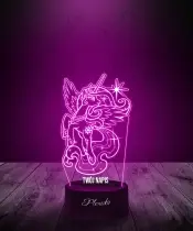 Lampka LED 3D Plexido Bajka My Little Pony Księżniczka Celestia