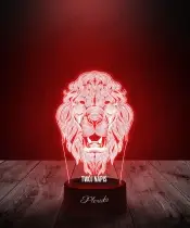 Lampka LED 3D Plexido Lew Mandala - 2