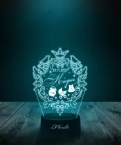 Lampka LED 3D Plexido Metryczka Pamiątka - 2